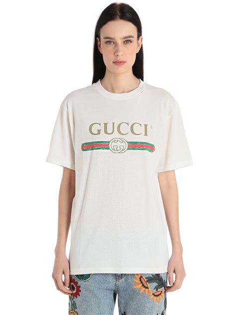 white Gucci shirt girls medium